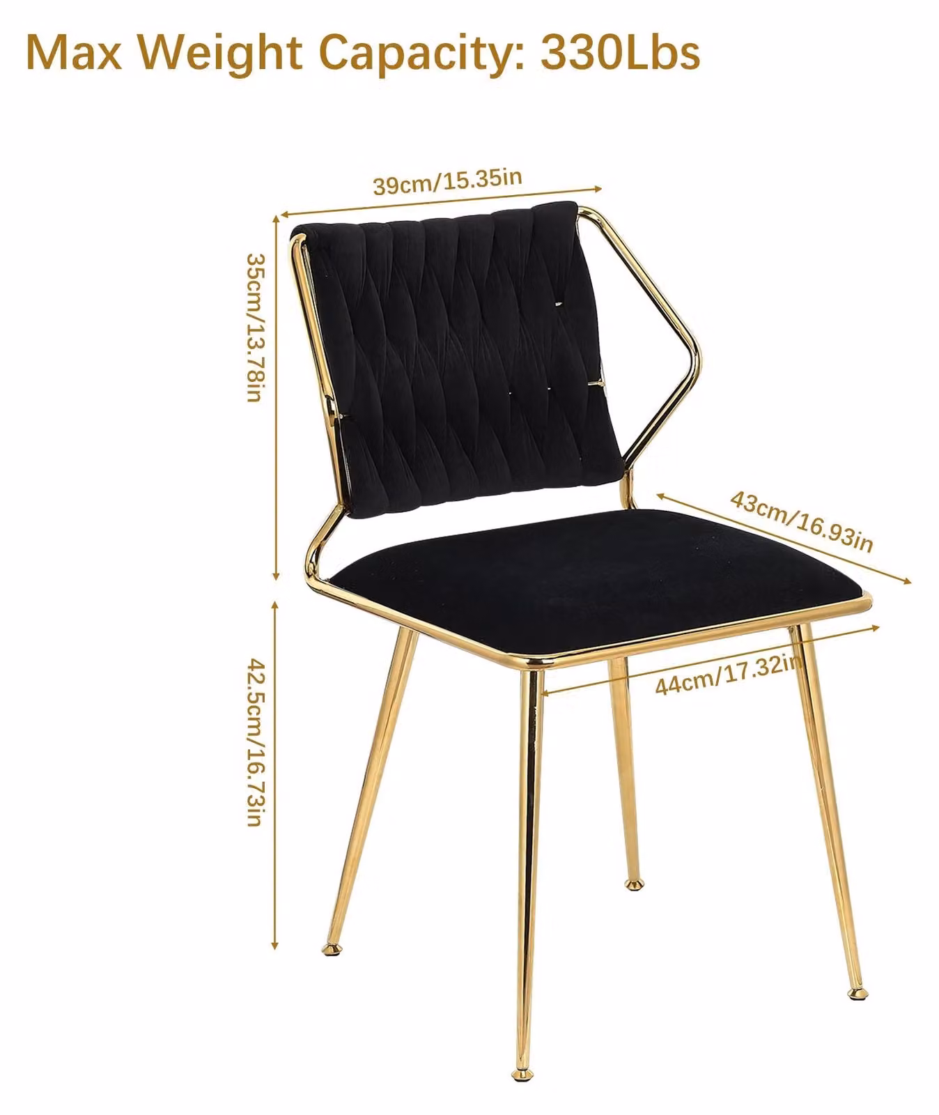 Sedie da pranzo - Set da 2 - Sedie - Sedie di design - Sedie confortevoli - Design ergonomico