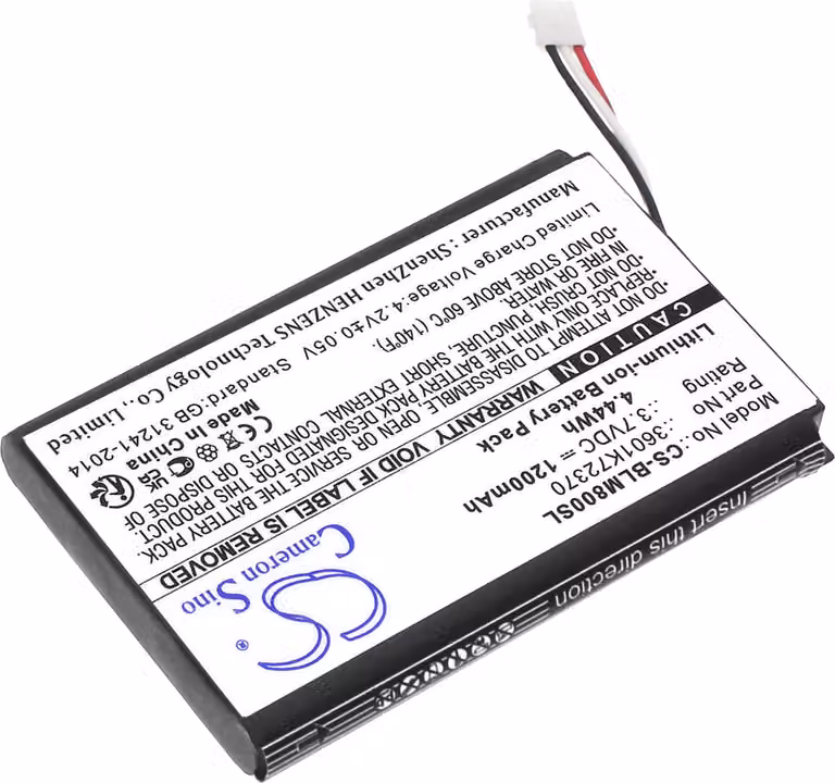 TECHTEK Batteria compatibile con [Bosch] 3601K72300, 3601K72350, 3601K72370, 3601K723B0, 3601K72P40, 3601K72P50, GLM 100, GLM80 sostituisce 2 609 120