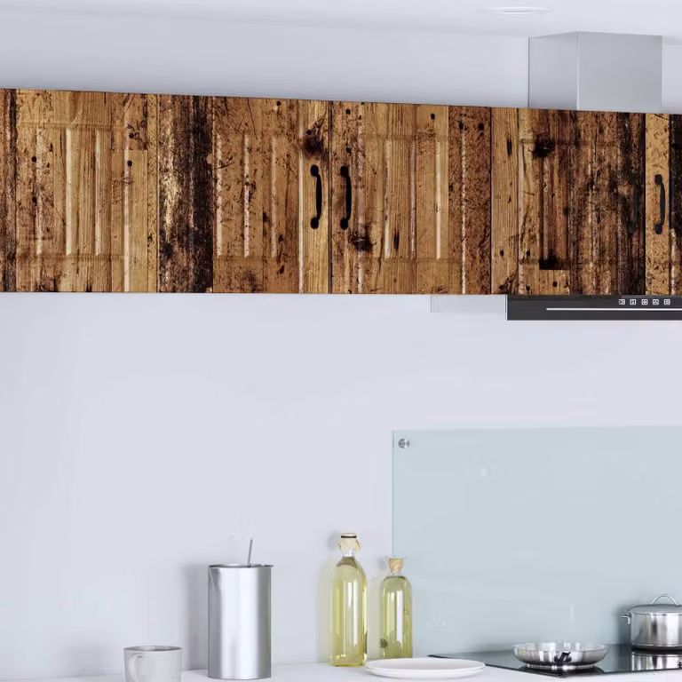 Armadietto a muro da cucina vidaXL LUCCA in legno marrone L 80 x P 31 x H 40 cm