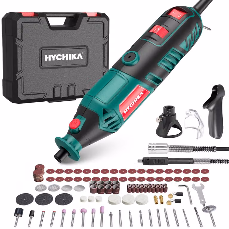Set di utensili rotanti HYCHIKA da 170W con velocità variabile e flessibile