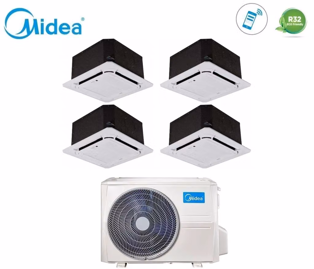 Condizionatore Quadri Split Midea Cassetta M4O-36FN8-Q con Wi-Fi Opzionale Bianco – 2
