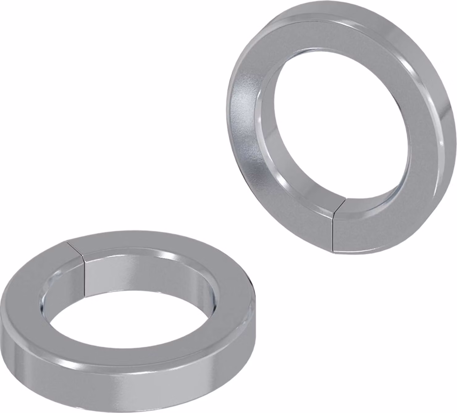 Dado a Molla 2 pcs Bianco 13 x 1 mm Ferro