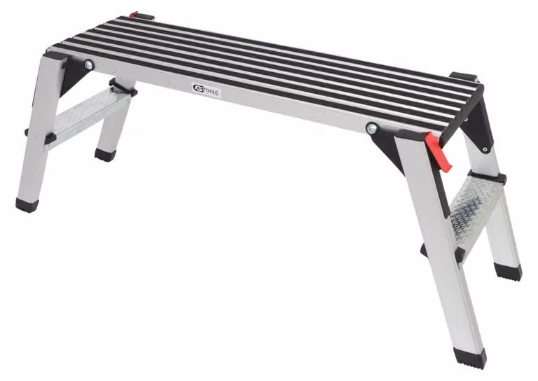 KS TOOLS Piattaforma di sicurezza in alluminio L 1.270 x L 446 x H 495 mm - 800.0960