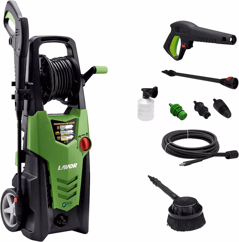 Idropulitrice - Pistola a pressione - Pulitore potente - Dispositivo di pulizia ad acqua - Pressione massima: 160 bar - Motore: 2500 watt