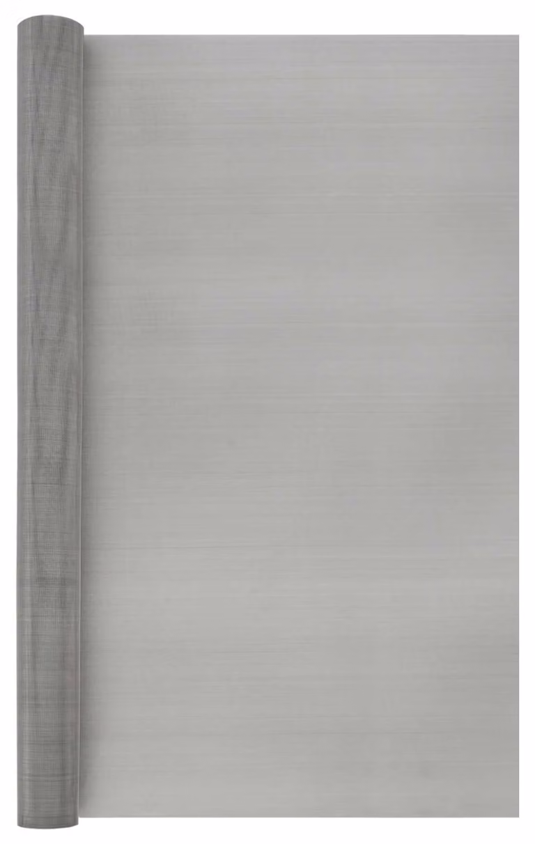 Maison Exclusive - Schermo a rete, dimensioni 80 x 500 cm, rete a maglia fine, acciaio inossidabile, finitura argento