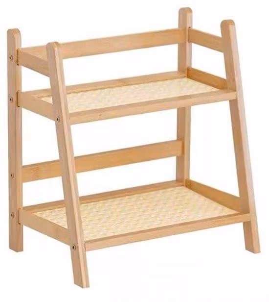 Organizzatore da scrivania in legno, ideale per l'ufficio, scaffale per l'ufficio