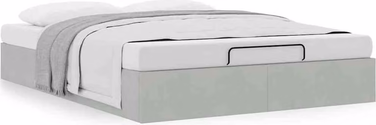 Struttura Letto Pouf Senza Materasso 140x190 cm Velluto