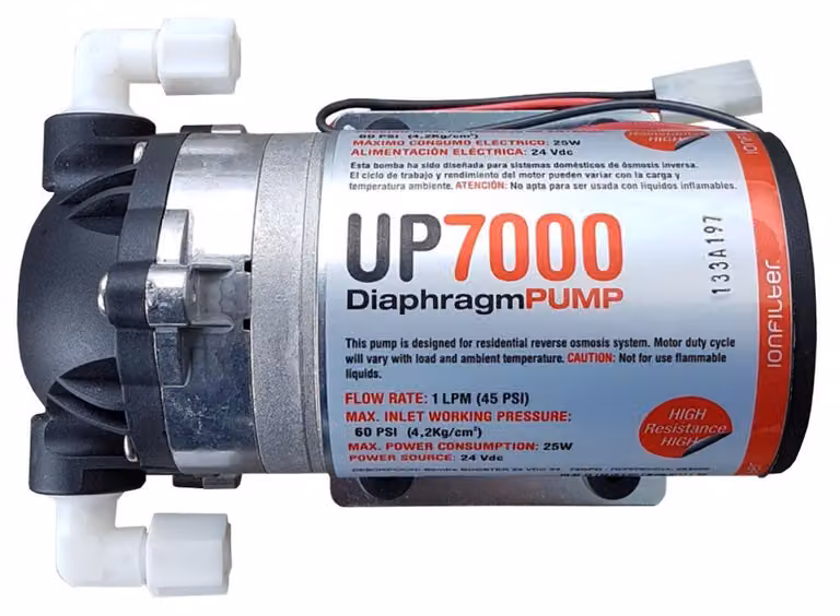 Pompa booster per osmosi inversa, modello UP7000, 24 V, 1 litro/minuto, 3,1 bar