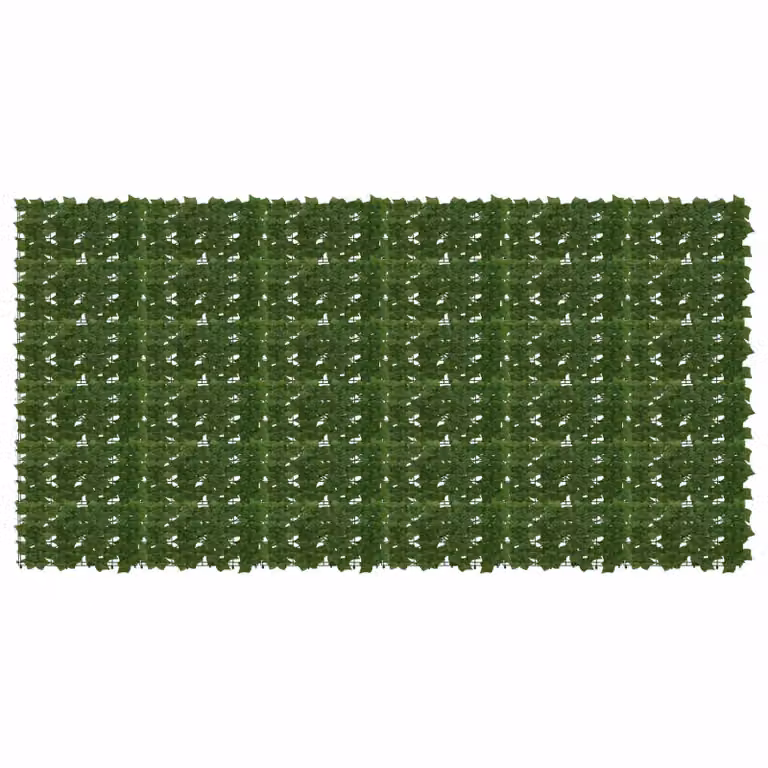 vidaXL Schermo per balcone con siepe artificiale verde L: 300 cm, H: 150 cm