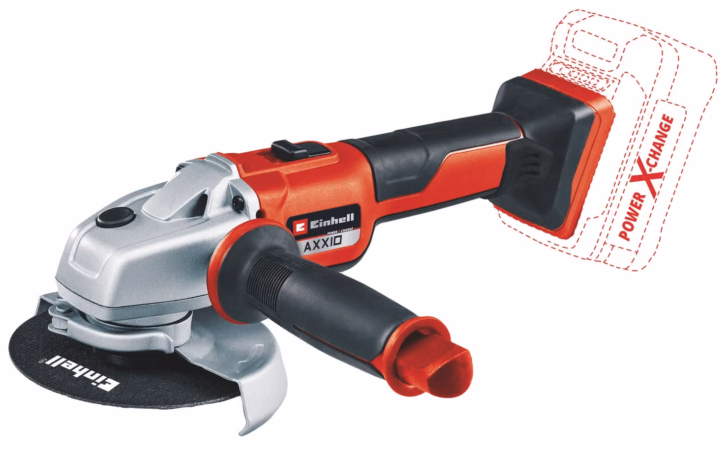 Smerigliatrice angolare a batteria Einhell Power X-Change AXXIO 18/125