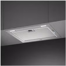 Cappa da incasso sotto pensile Smeg KSG52HPE in acciaio inox argento, Larghezza: 51,4 cm