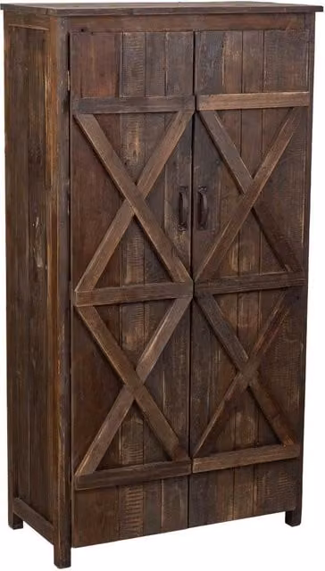 Armadio in legno marrone 78x40x148 cm