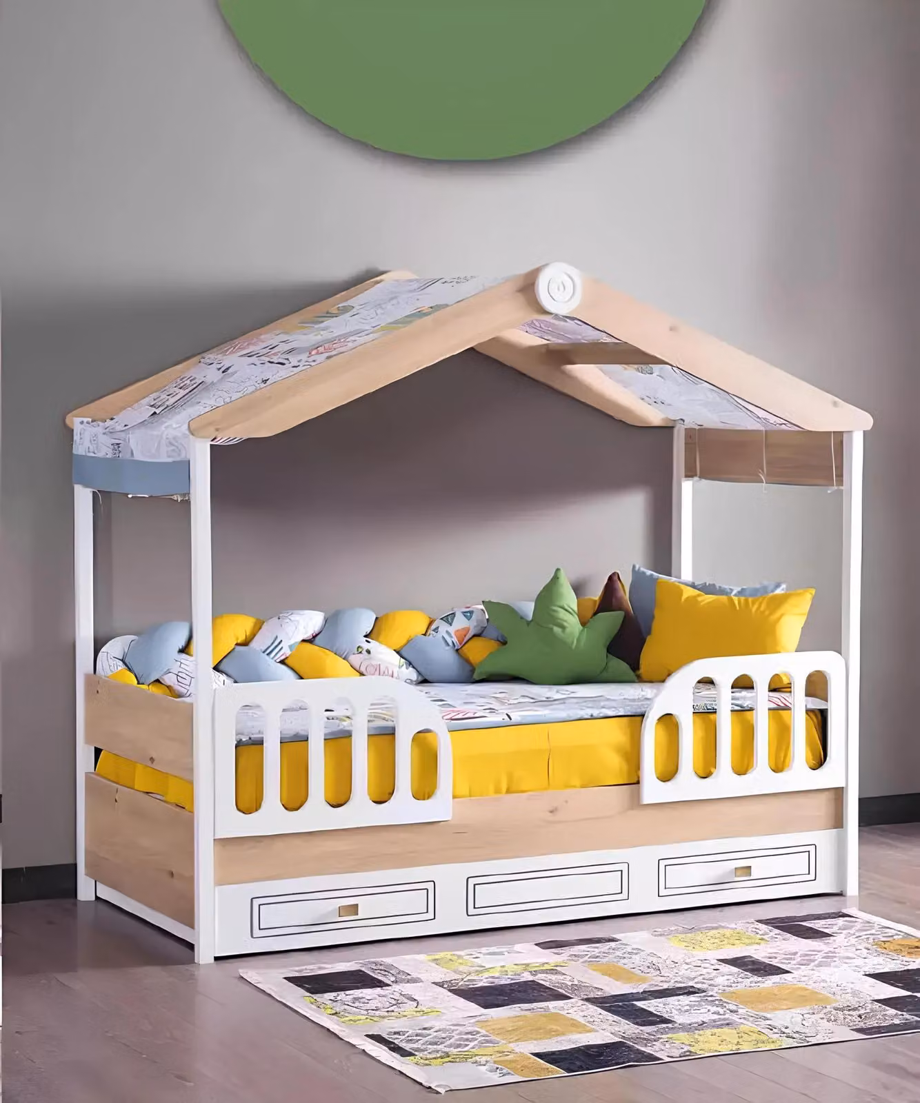 Kinder Betten Holz Schlafzimmer Wohnung Möbel Bett Jugendzimmer
