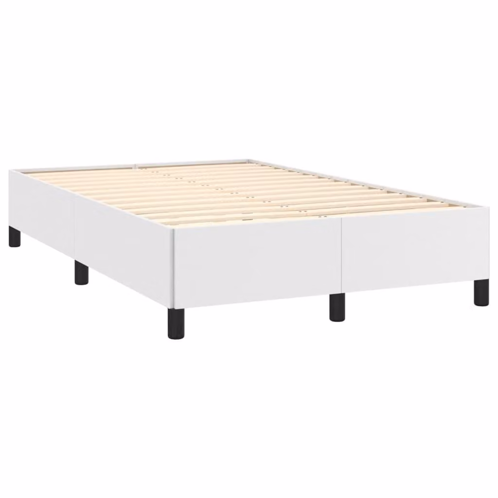 Giroletto senza Materasso Bianco 120x190 cm Pelle finta