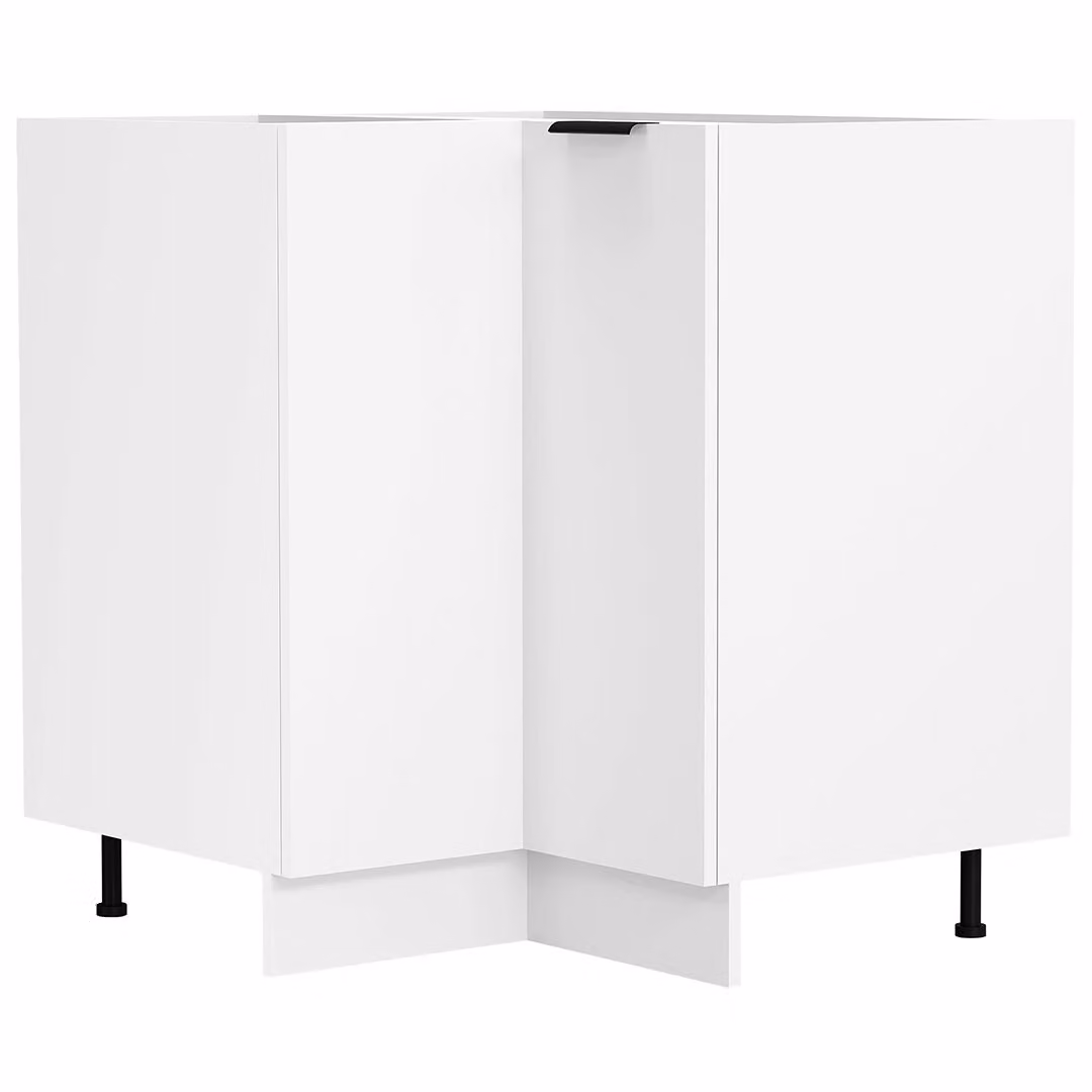 Armadio angolare | Dimensioni ca. H. 82 x W. 76 x D. 76 cm | Armadio da cucina | Armadio inferiore | Mobili da cucina - Fasola