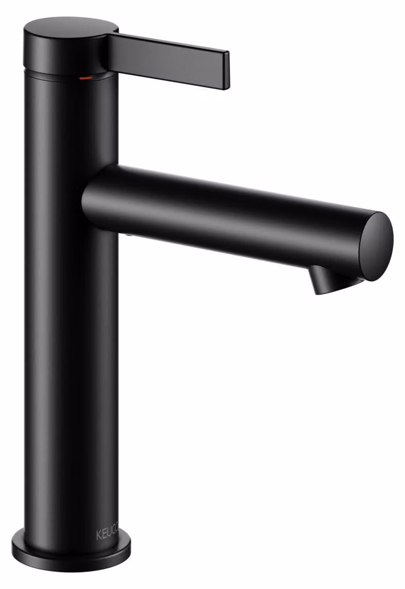 KEUCO IXMO Pure Mitigeur monocommandé pour lavabo 130, sans vidage à tirette, saillie 125mm, 59501371101, 59501371101