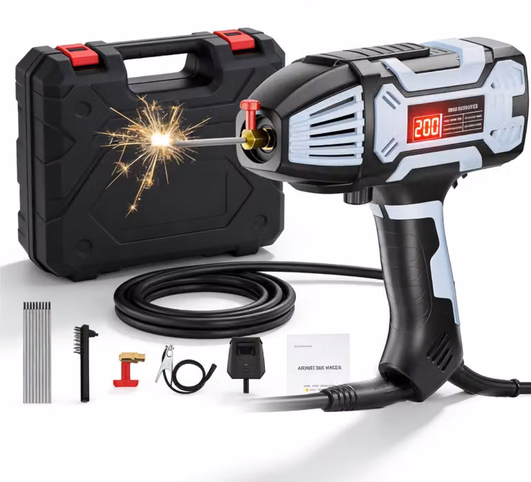 Apparecchio per saldatura portatile - 220 V, 3000 W - regolabile da 20 a 200 Ampere - Saldatrice portatile