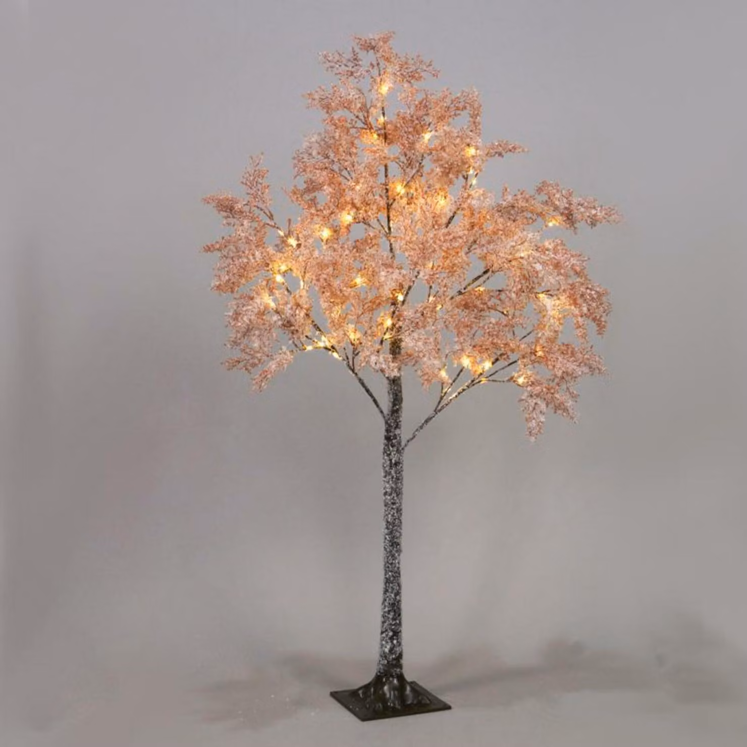 ACA Lighting Albero di neve 60 WW LED 220-240V IP44 120cm supporto 17x17cm 3m cavo di alimentazione X1060145