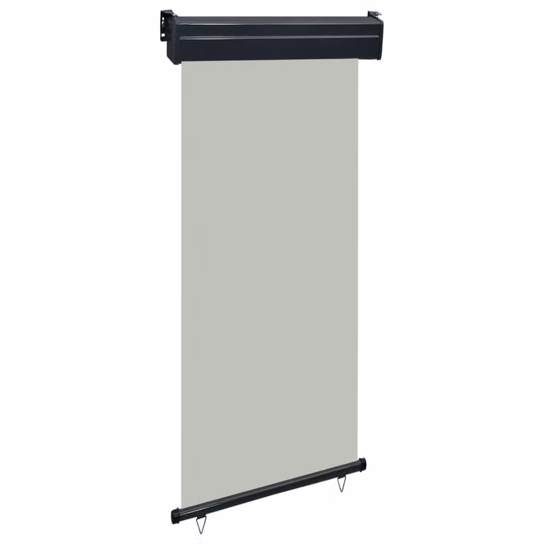 The Living Store tenda da sole laterale per balcone 105x250 cm grigio