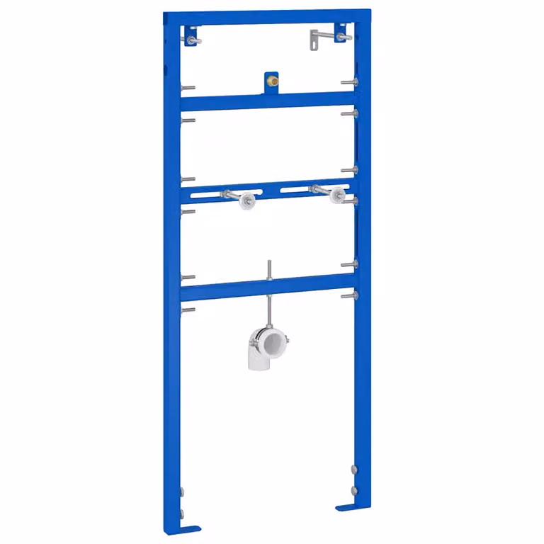 Supporto a parete per sistema di urinatoio vidaXL in acciaio inossidabile blu L: 50 cm, P: 3 cm, H: 112 cm