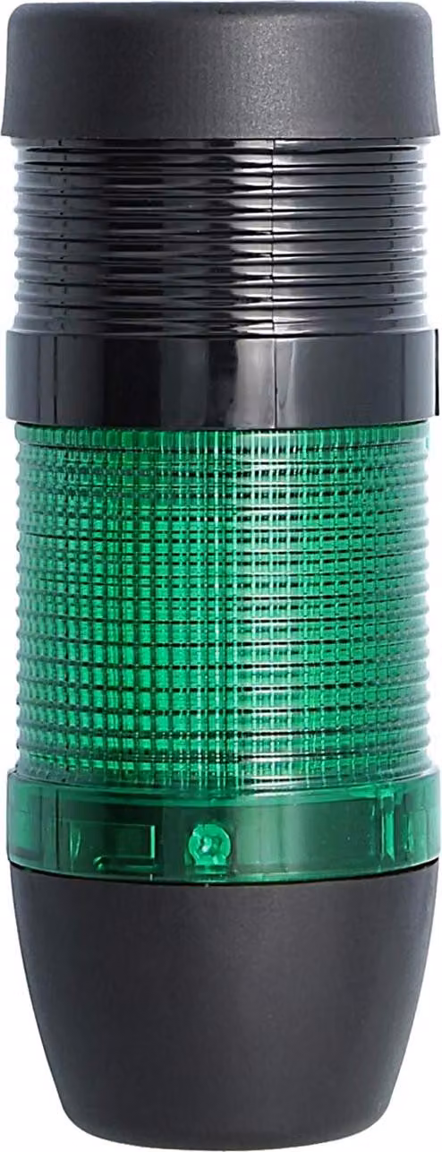 Colonna segnaletica STEX24 verde, 50 mm, 24 V CA/CC, luce lampeggiante a LED con cicalino, SS50-B1/24 109 Volume 90 db - 1 pezzo