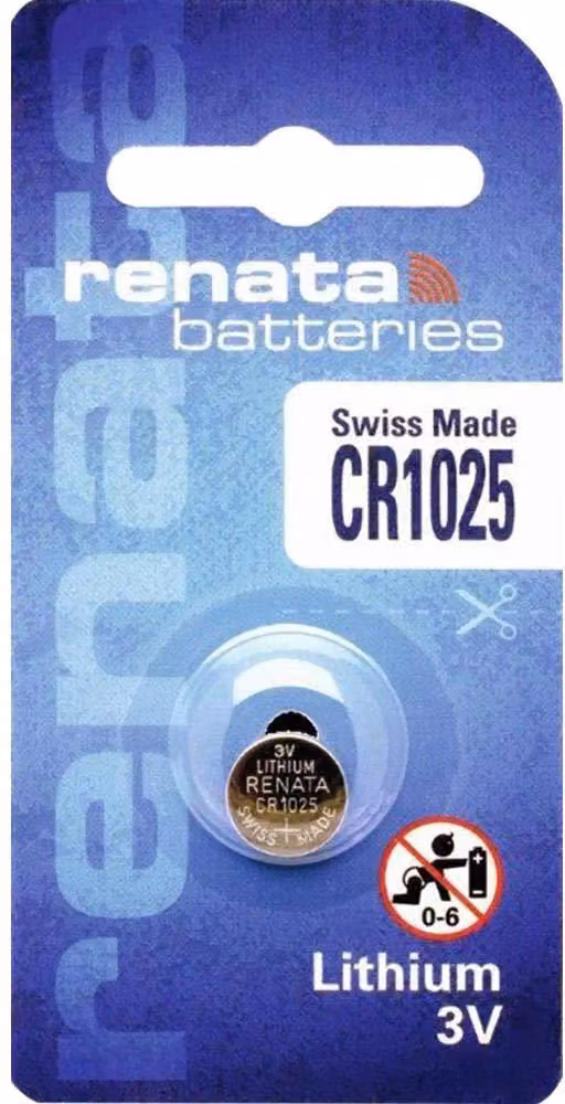 1 x Renata 1025 Swiss Made Litio Cellulare 1 x Renata