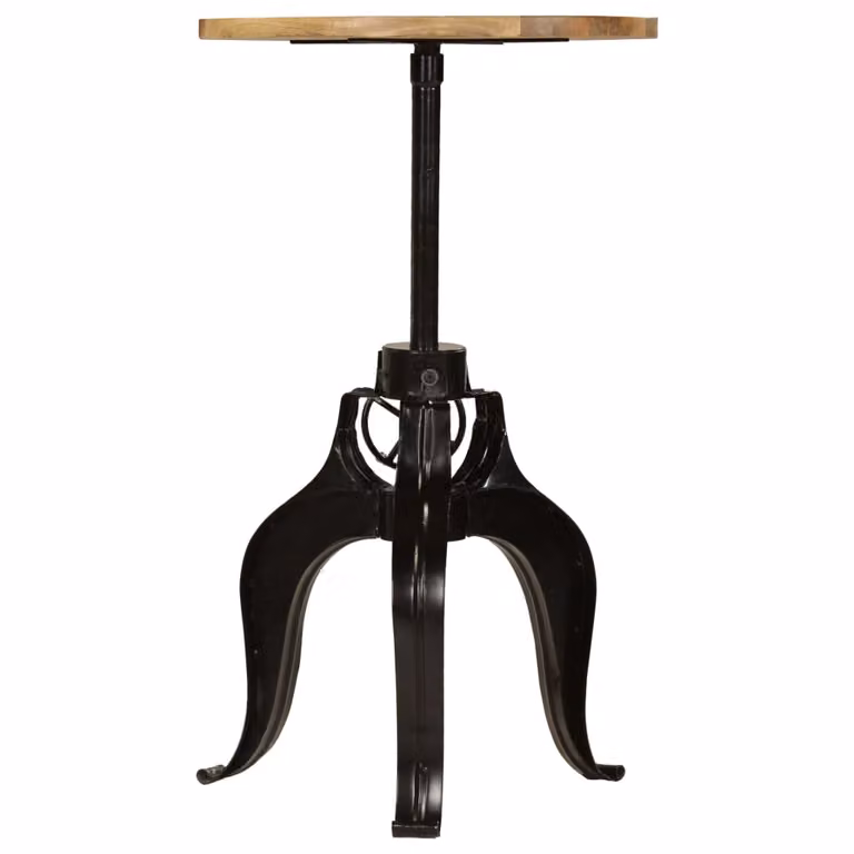 vidaXL Tavolo da bar in legno massiccio di mango 60×(76-110) cm
