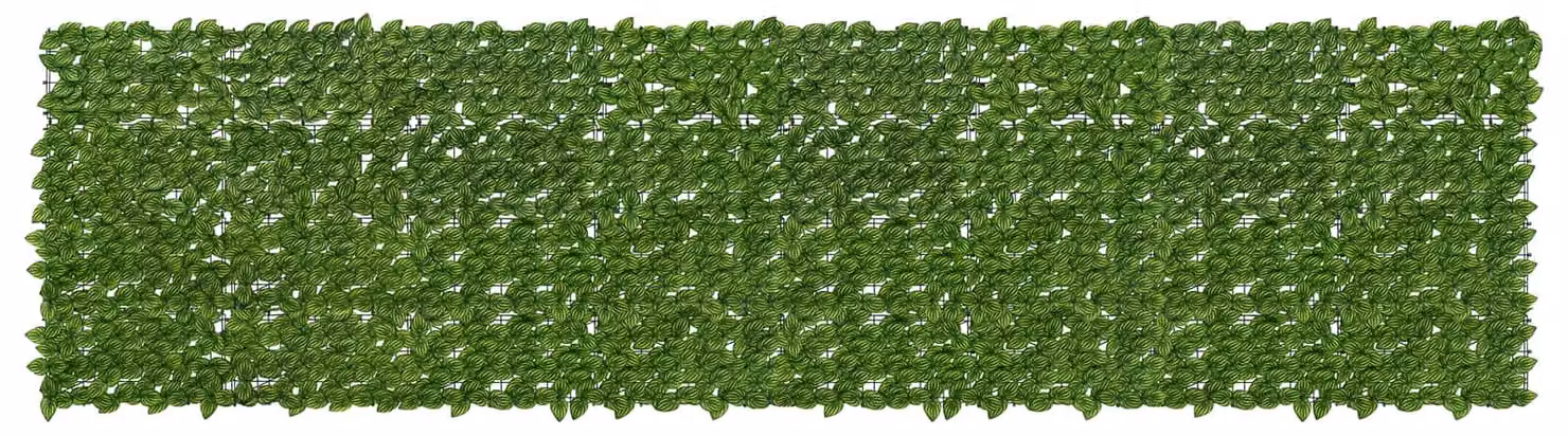 Schermo per balcone con foglie Verde e Giallo 400 x 100 cm