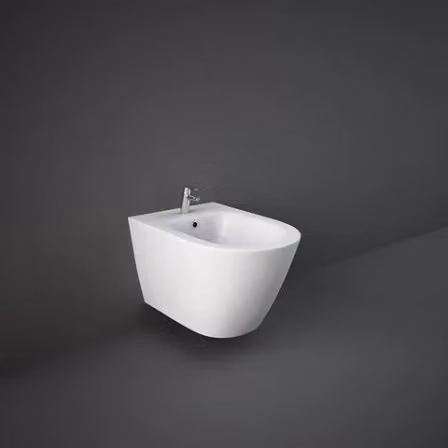Bidet sospeso Rak Ceramics Resort in ceramica bianco L: 52 cm, P: 36 cm, H: 34 cm – 2