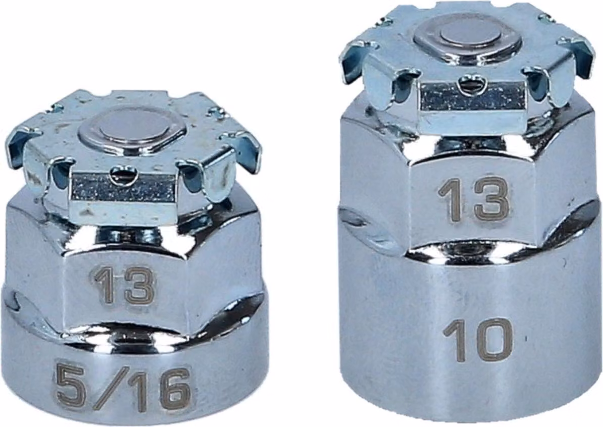 KS TOOLS GEARplus set di adattatori per bit 2 pz. 5/16"-10 mm - 503.4294