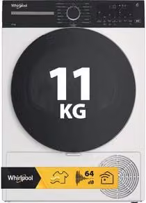 Asciugatrice a pompa di calore Whirlpool: a libera installazione, 11,0 kg - C WD 113M WBS IT 859991701250