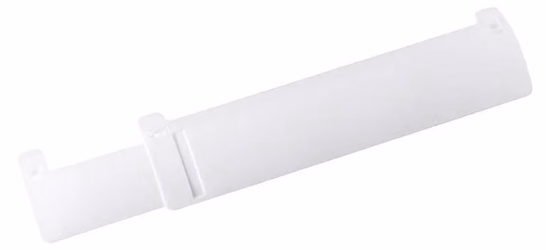 Griglia per condizionatore, design telescopico, controllo del flusso d'aria curvo, BIANCO