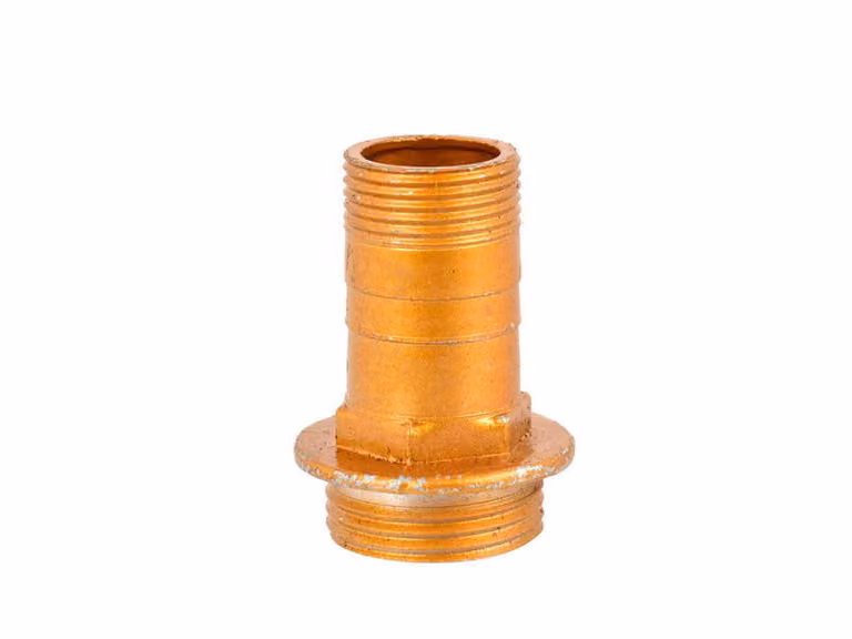 GEKO Codolo per tubo da 1" con filetto maschio da 1" in alluminio G00953