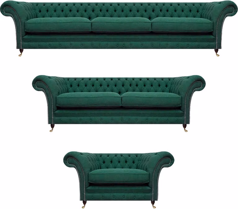 Wohnzimmer Set Luxus Komplett 3tlg Chesterfield Polstermöbel Einrichtung