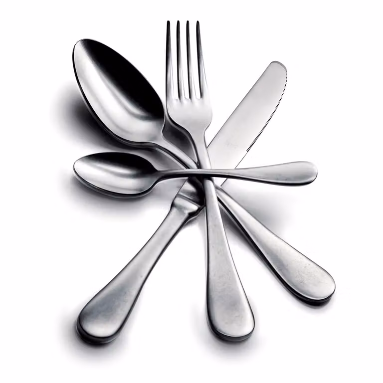 Servizio posate in acciaio inox linea Vintage 24 pezzi