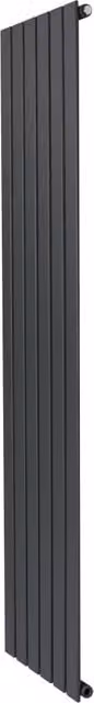 Radiatore Verticale Design Piatto Colonna Singola Antracite 1800x420 mm