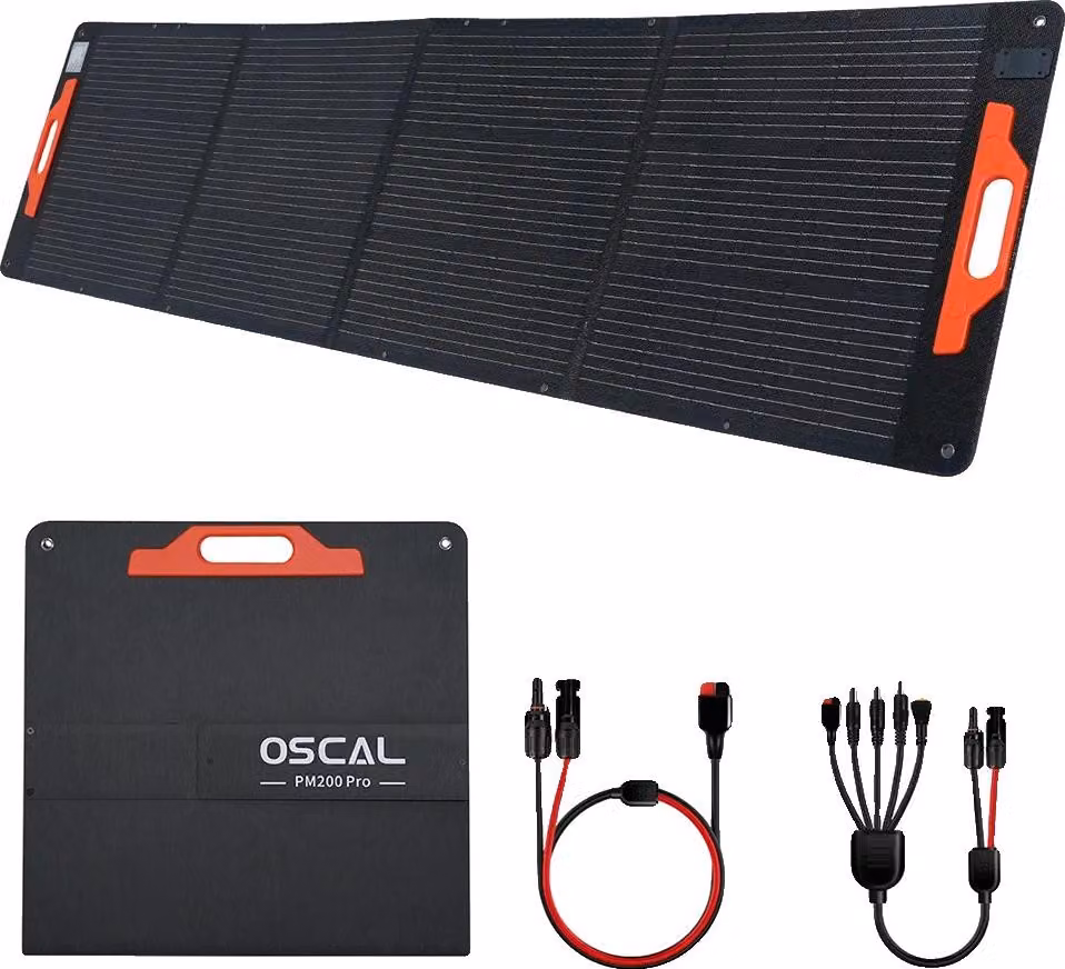 Pannello solare, alta efficienza di conversione, design portatile, modello PM200 Pro