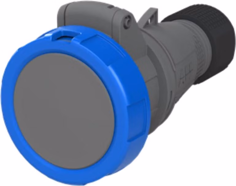 Amphenol 16 Ampere CEE connettore maschio a 3 poli (2P+PE) presa, codifica 6h blu 200/250V frequenza 50 e 60Hz