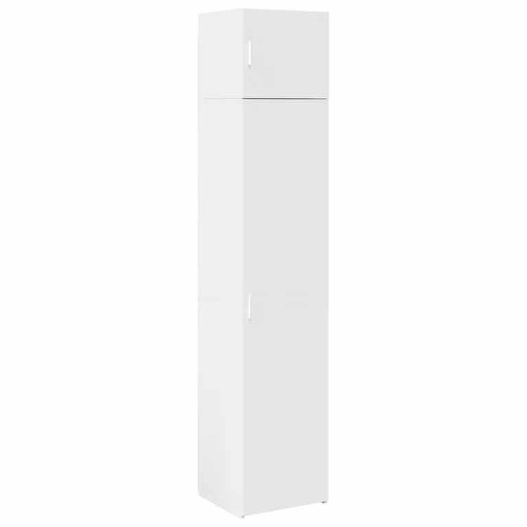 Mobile Sottile Bianco 45x42,5x225 cm in Truciolato
