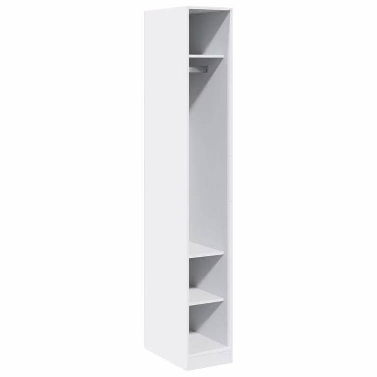 Armadio Bianco 30x50x200 cm in Legno Multistrato