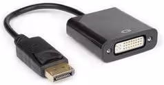 Convertitore video adattatore DisplayPort a DVI Hamlet colore nero