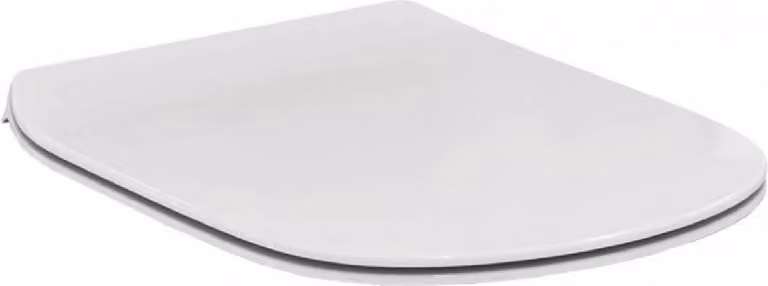 Ideal Standard Tesi - Sedile per wc ultrapiatto, chiusura morbida, bianco opaco T3527V1
