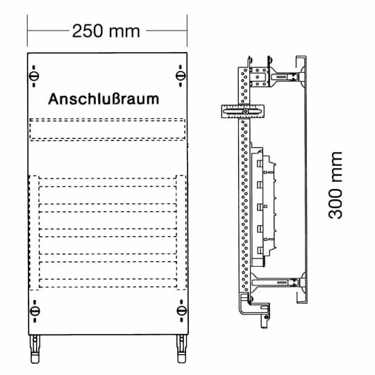 Set combinato Striebel e John ED91SA SS-System 3RE / BH00, set combinato 1FB, montato su profilo EDF 2CPX037816R9999