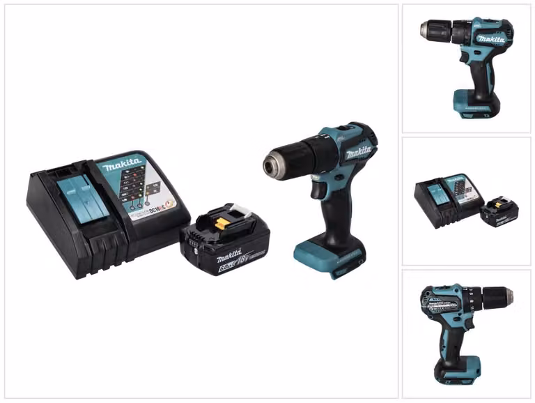 Makita DHP 483 RG1 18 V 40 Nm Brushless Cordless Drill + 1x 6.0 Ah Battery + Charger