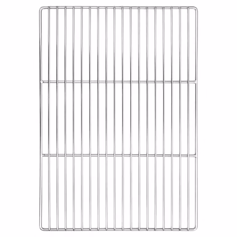 Griglia vidaXL in acciaio inox argento L: 50 cm, P: 35 cm
