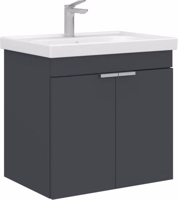 Mobile lavabo "Desna 60" - 60 x 45 x 58 cm - Antracite opaco