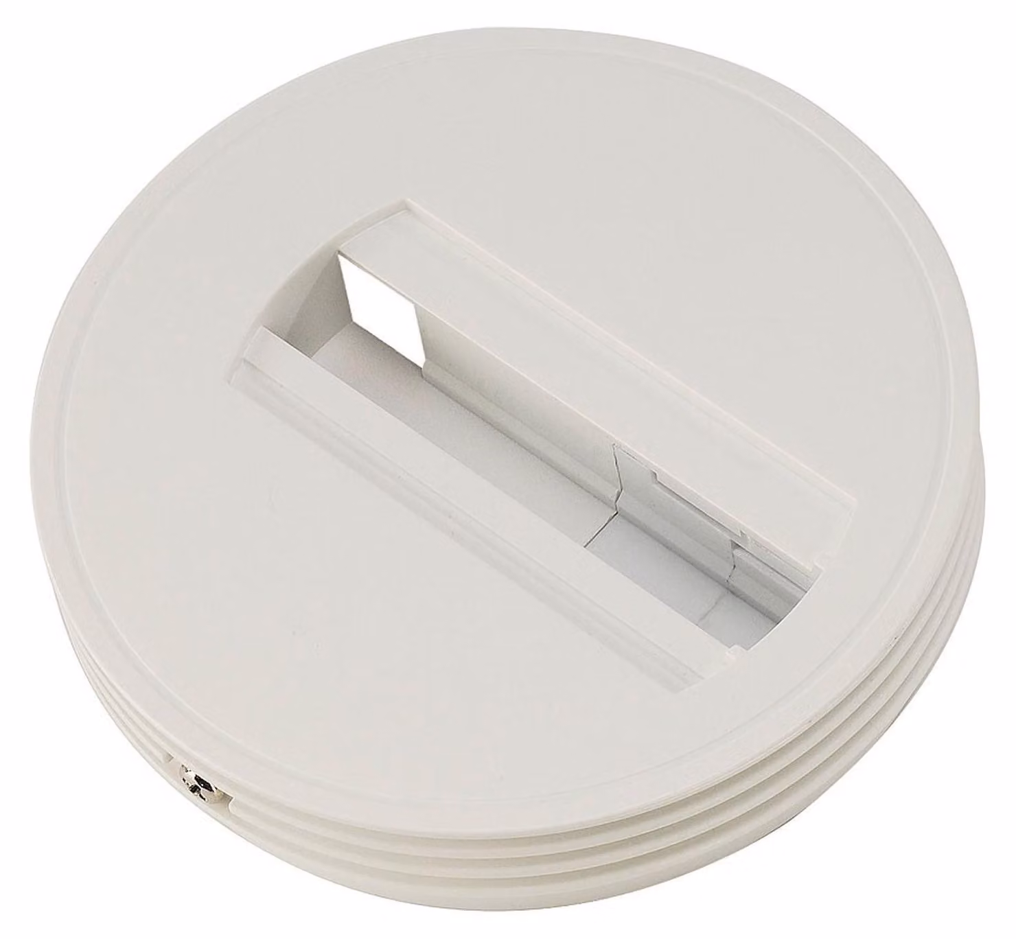Rosone per adattatore monofase, bianco