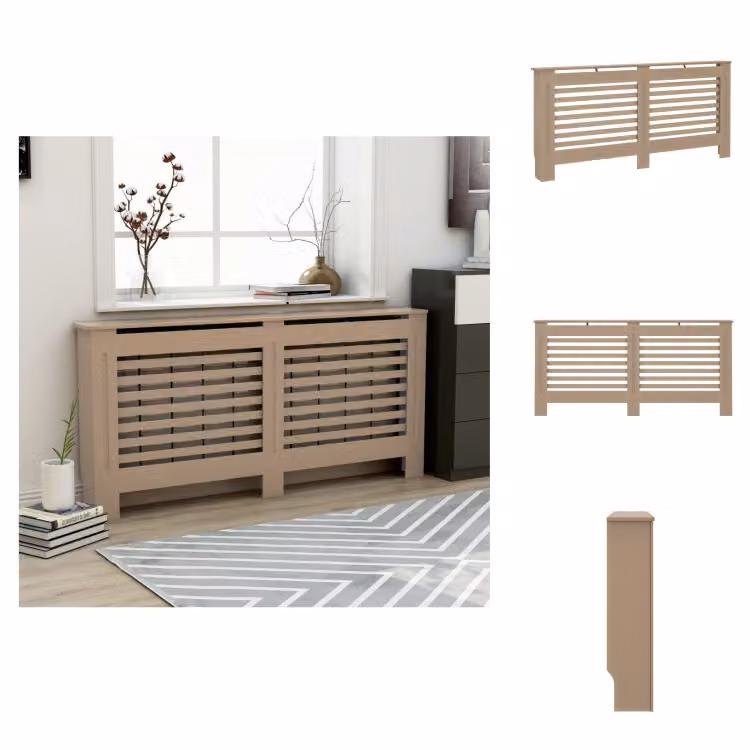 vidaXL Pannelli per radiatori 172x19x81 cm MDF - Accessori per radiatori