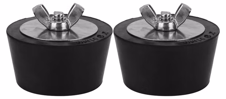 Solidchoice - Set di 2 tappi di espansione in gomma per tubi delle piscine