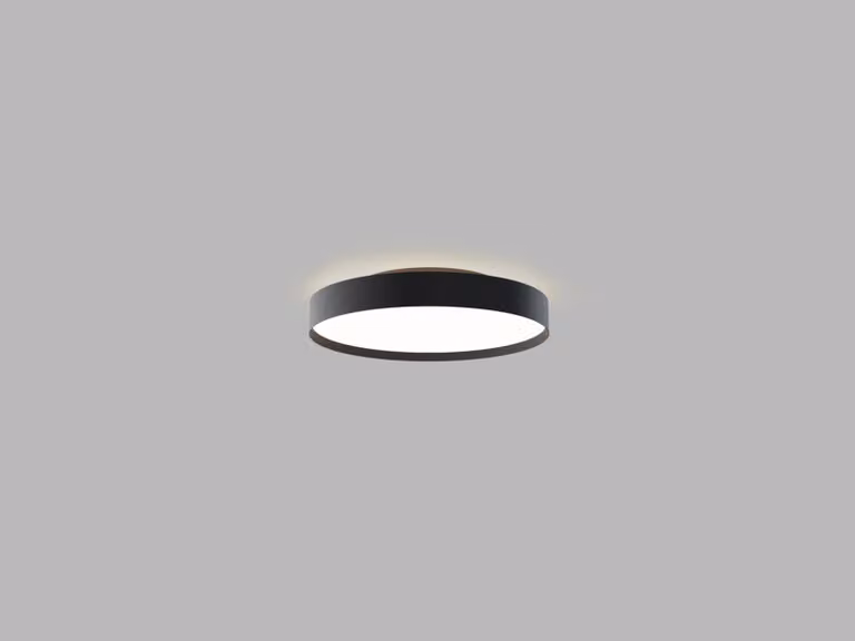 LED2 1275853 Plafona TORO 40, codice articolo, larghezza 32+8 W, 3000 K/4000 K, nero